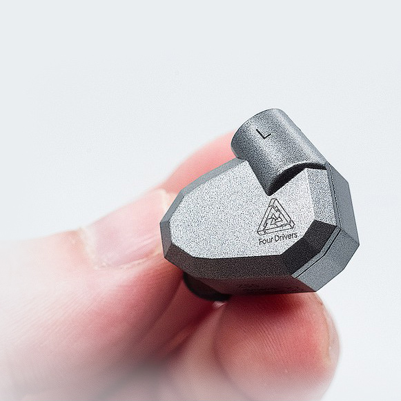 Krásná designová sluchátka do uší z kvalitního ABS plastu - KZ ZS5.